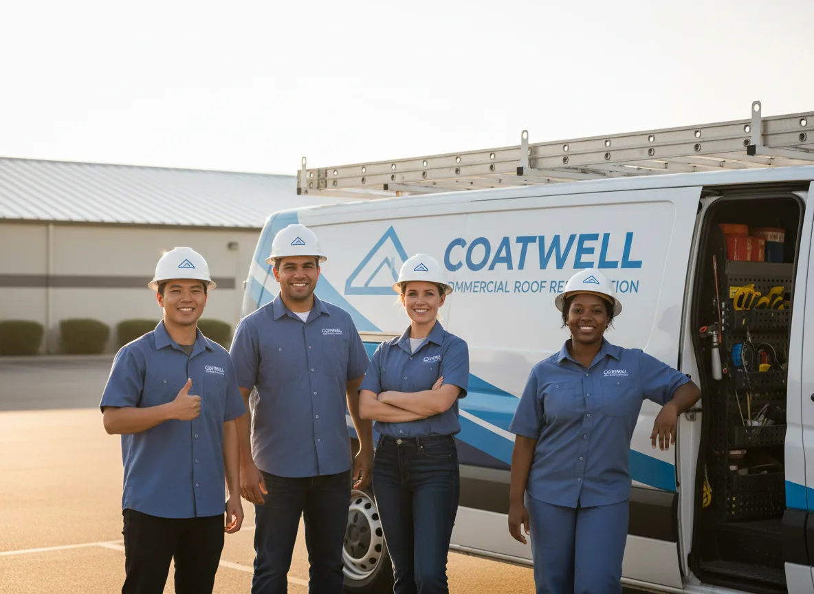Commercial roof coating company in Bloomington, WI